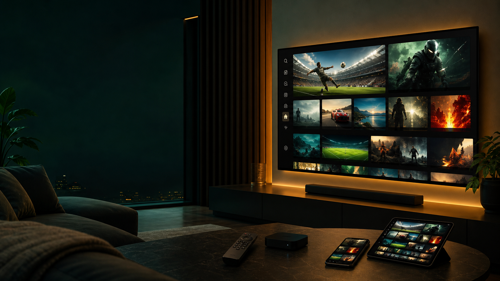 Streaming 4K sur TV, ordinateur et mobile